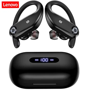 Lenovo Airbuds Pro 4-Микрофон Bluetooth Слушалка Sport Power LED Display HD Слушалки За разговори в Ухото Със Зарядно устройство 2200 mah