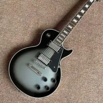 Изработена по поръчка електрическа китара с хромирани фитинги gitaar Хастар от палисандрово дърво корпус от махагон