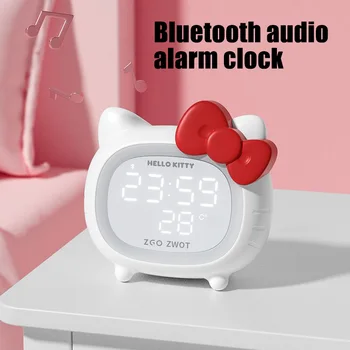 Kawai Санрио Аниме Куроми Bluetooth Високоговорители alarm clock сладък звук Hello Kitty smart alarm clock Оригиналност детски подаръци
