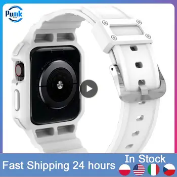 Идеален за аксесоари Apple Watch серия Apple Iwatch от висококачествен силиконов материал Tpu, универсални и контролирано цветен каишка