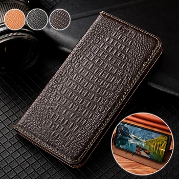 Луксозни Калъфи за телефони от естествена кожа Samsung A20 A20E A20S A21S A22 в а23 A30S A31 A32 A33 A34, 5G, една Чанта-портфейл с панти капак, калъф за телефон