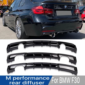 Черно M Performance Style Дифузер на Задната Броня Предна Устна Спойлер на Багажника Бодикит За BMW 3 Series F30 F31 F35 M3 Sport 2012-2019