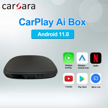 Android Автоматична гледане на TV Box безжичен адаптер CarPlay Видеоинтерфейс Netflix, YouTube умни Ai Spotify музика-Рефлексен линк ключ