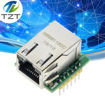 Чип TZT Smart Electronics ЮЕСАР-ES1 W5500 Нов SPI-преобразувател на LAN/Ethernet TCP/IP Mod