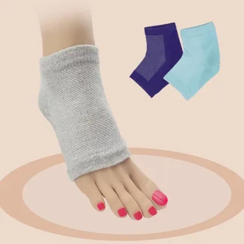 2 чифта гелевых чорапи с ръкав, за да се грижа за здравето, силиконови чорапи с сухи пукнатини при фасциите, овлажняващи чорапи за софия, чорапи с кипнала за плантарна крака