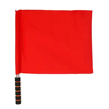 Преносим знаме на футболен съдия, 4 цвята, знаме на футболен съдия, противоскользящий флаг на линейно съдия за футбол