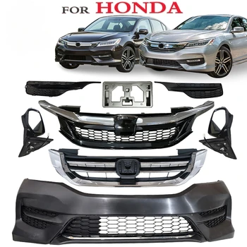 2023 Висококачествен японски производител на автомобилни обвесов Автомобилни решетка, Рамка, фарове за мъгла, фарове Комплект предните броня за Honda Accord CR1 CR2