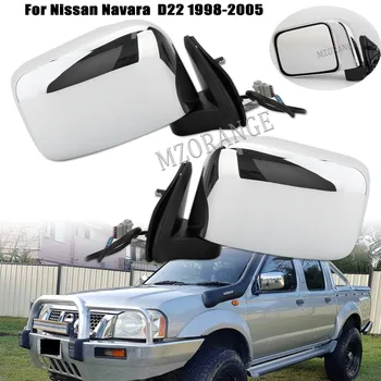 За Nissan NAVARA D22 1998-2008 странично огледало за обратно виждане стъкло в събирането 3 тел автомобилни огледала с подгряване Електрически аксесоари