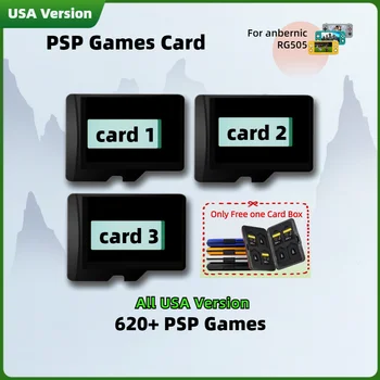 Американската Версия на PSP Игрална Карта Anbernic Емулатор RG505 All Collection Box Ретро-Ръчно изработени 512G 620 + Памет с отворен код