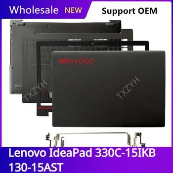 Новост за Lenovo IdeaPad 330C-15IKB 130-15AST LCD дисплей за лаптоп на задната част на кутията на Предния капак на Панти Акцент за ръце Долен корпус A B C D под формата На миди