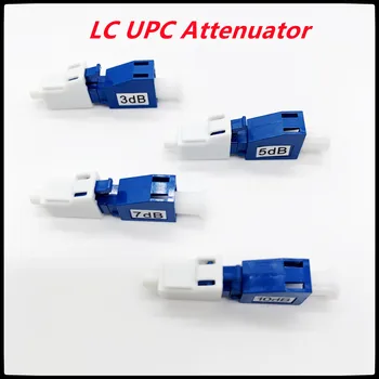 Безплатна доставка FTTH Оптичен LC UPC Инвалидизиращи Мъжки и Женски Plug фиксиран Оптичен Инвалидизиращи Адаптер Пластмаса
