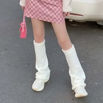 Дамски зимни гамаши над коляното в японската униформи, JK, терлици за момичета в стил Лолита, чорапи с дрямка, затопляне калъф за краката