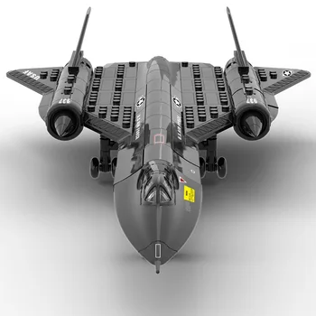 183 бр. самолет-разузнавач Blackbird SR-71, военен самолет, строителни блокове, класически модел, забавни детски играчки MOC