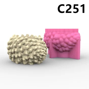 C251 Ваза, за да борови шишарки, силиконова форма, украса от ароматизирани камък, самодельная пепелник, саксия, държач за химикалки, подарък ръчна изработка, домашно