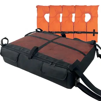 Чанта за съхранение на спасителни жилетки с Т-образен покрив От плат Оксфорд 600D за да спасителни жилетки Побира До 4 Спасителни жилетки Тип II