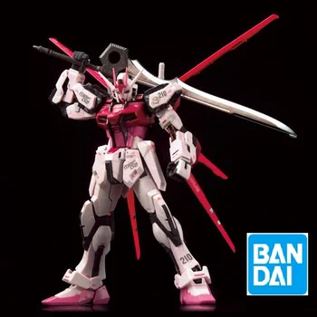 Origianl BANDAI АНИМЕ RG 1/144 Модел Фамилна Strike Rouge Gundam Шлем Оборудван Тип Сглобяване на Модели Фигурки Робот