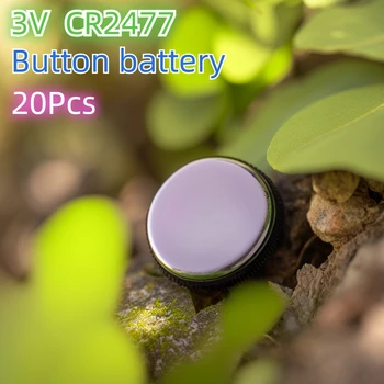 SUYIJIA 20 бр/лот 3 В CR2477 Високо качество на 1000 mah литиева бутон Монета батерия за часовник звънец слухов апарат Калкулатор