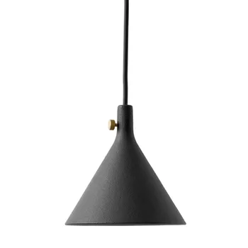 Скандинавска модерна проста метална черна полилей с една глава, ресторант, коридор, балкон, персонални висящи осветителни тела за дома