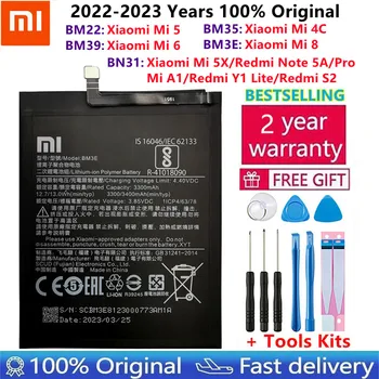 Оригинална Батерия на телефон Xiaomi BM22 За Xiaomi MI 5 5X Mi 4C Mi 6 Mi 8 За Redmi Note 5A 5A Pro BM35 BM39 BN31 BM3E на Батерията