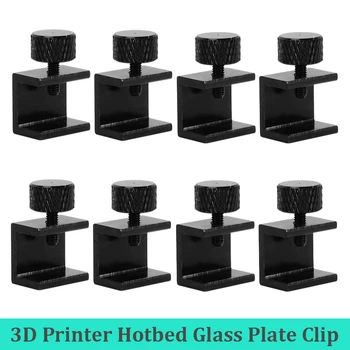 8 бр., скоба за стъкло за 3D-принтер, скоба, за да се стъклена чиния Ultrabase, скоби от неръждаема стомана, дръжка платформа за изграждане на Ultimaker Heatbed
