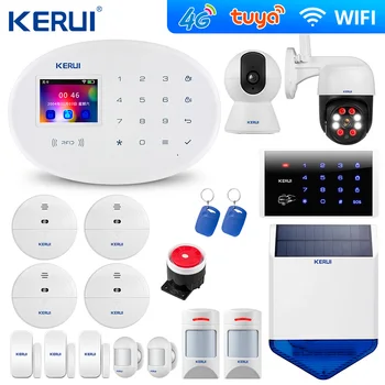 KERUI WIFI 4G Gsm Wifi Домашна безжична сигурност пожарна алармена Hristo за дома