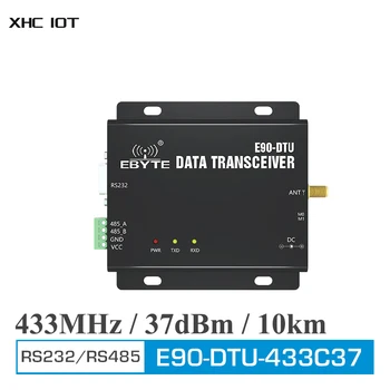 RS232 RS485 Modbus безжичен радиостанцията 433 Mhz 5 Вата на далечни разстояния 10 км E90-DTU (433C37) Transceiver с АД и приемник радиомодема