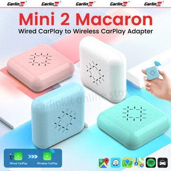 CarlinKit 5.0 Mini2 Carplay безжичен адаптер Carplay Dongle за OEM-радиото на автомобила с кабелен интернет, Apple Carplay WiFi BT