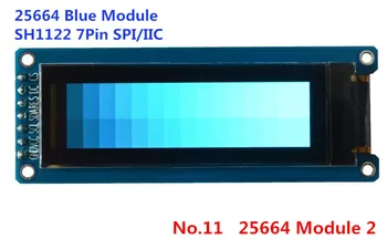 2,08 инча 31PIN КПГ Син/Бял OLED Екран SH1122G драйвера 256*64 SPI/I2C/8Bit Паралелен интерфейс такса адаптер модул на печатна платка