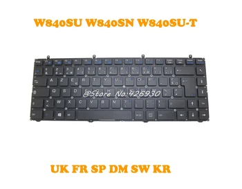Клавиатура UK SW FR за CLEVO W840SU MP-12R73K0-430 MP-12R76DK-430 MP-12R76E0-430 MP-12R76GB-430 MP-12R76F0-4306 MP-12R76CH-4306