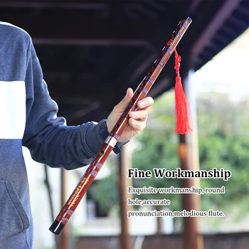 Китайски Бамбук Флейта Дървени Духови Музикални Инструменти C D E F G Ключ Dizi Напречен Flauta е Професионален Инструмент, Ръчно изработени