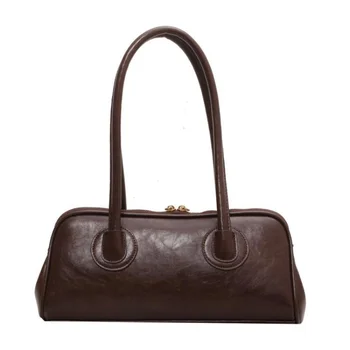 2023 Нова Дамска чанта, Модерен Универсална Женска чанта за Подмишниците, Луксозна Однотонная Чанта За Пазаруване с Голям Капацитет