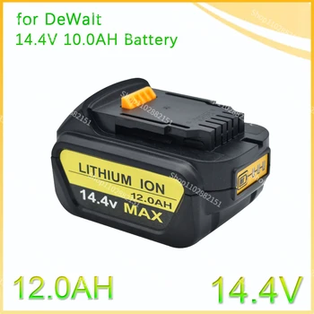 За Dewalt 14,4 V 12.0 AH акумулаторна батерия електроинструменти DCB140 DCB141 DCB142 DCD735L2 DCF835C2 DCF835L2 DCL030 литиево-йонна батерия