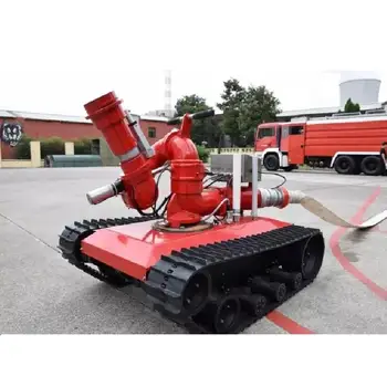 Високотехнологичен нов интелигентен робот-пожарникар с горивото пожаротушением за гасене на пожари
