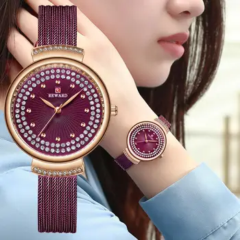 Дамски часовници Sdotter UTHAI CQ51 от розово злато за жени