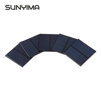 5шт SUNYIMA ПАТ поликристаллическая капельная соларен панел 100*100 6V120mA Фотоэлектрическая панел САМ Слънчеви елементи