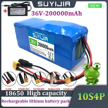 36 В 200 000 mah 18650 Акумулаторна батерия с Голям Капацитет Литиева Батерия 10S4P за Електрически Велосипеди, Скутери, електрически инструменти, Вградени в BMS