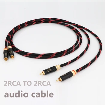 Аудио кабел Preffair L-4E6S Hi-End Hi-FI RCA Аудиокабели С Мед Оловянными Втулками WBT0144 RCA Plug Кабел