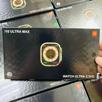 Оригинални смарт часовници i10 Ultra Max За Мъже И Жени IP67, водоустойчива, С Безжична Зареждане, Умни часовници Pk HK8 Pro Max DT7 Max Z8 Ultra Max 9
