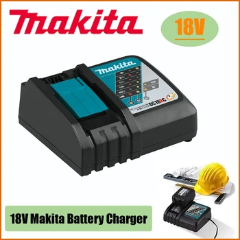 Makita Оригинално Зарядно устройство DC18RC Makita 3A 6A 14,4 V 18V Bl1830 Bl1430 BL1860 BL1890 Инструмент PowerCharger Usb 18VRC