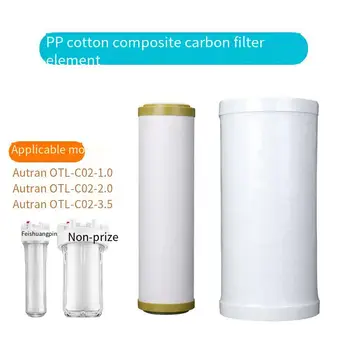 Памук ПП за патрон филтър за вода Съединението, на Патрона на филтри За Пречистване на филтър за вода, Активен отстраняване на въглерод Холорин