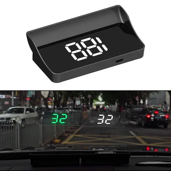 Авто HUD GPS централен дисплей скоростомер, километраж автомобили цифрова скорост MPH Универсални аксесоари за автомобилна електроника Централен дисплей