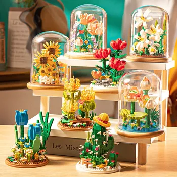 Творчески комплект за създаване на букет цветя, Бонсай, играчка за създаване на ботанически колекции от цветя, сувенири за партита за деца