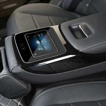 За Mercedes-Benz C GLC почиствам оригинален заден мултимедиен климатик, LCD автомагнитола AC контролен панел на задната седалка