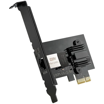 2,5 Gbase-T Мрежова адаптер, Pcie I225V 2,5 G/1G/100mbps PCI Express Gigabit Ethernet Карта, RJ-45 Мрежов адаптер Преобразувател