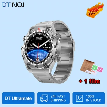 Промоция DTNO.1 DT Ultra Капитан Смарт часовници Мъжки ръчен часовник Bluetooth Предизвикателство Компас, GPS Проследяване на маршрут NFC ЕКГ 100 + спортен режим.