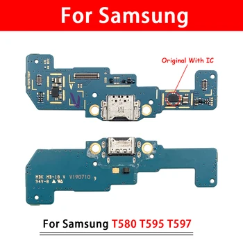 На оригиналния Samsung Galaxy Tab A A2 10,5 2018 T590 T595 T597 SM-T590 T595C T595N USB Порт За Зареждане на Док Конектор Заплата Гъвкав