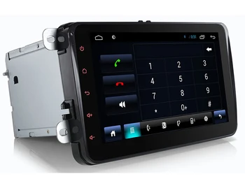 Double din DVD player за VW VW Skoda система Android 4.4.4, 8-инчов екран, 3G, WiFi