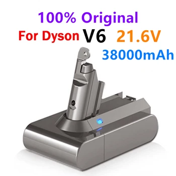 100% Оригинална литиево-йонна батерия 21,6 В 38000 ма за Дайсън V6 DC58 DC59 DC62 DC74 SV09 SV07 SV03 965874-02 Батерия за прахосмукачка L30