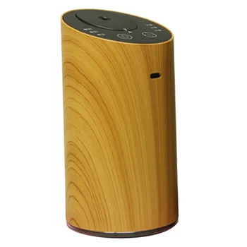 Безводен дифузер за ароматни етерични масла с дървесно зърно, авто USB-спрей за ароматерапия, акумулаторна пръскачка