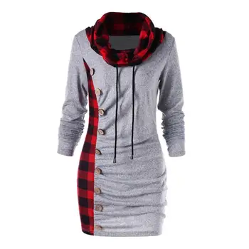 Стилна облегающая дамски hoody в клетката 3D-намаляване, мозайка, градинска дрехи, пуловер, hoody, ежедневни hoody